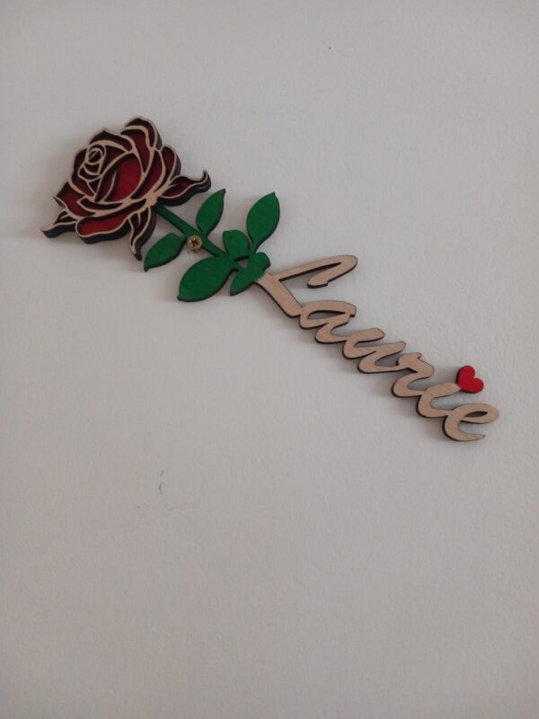 Rose personnalisée